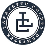 Lafayette County Dumpster Navy Logo